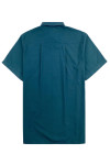 R187 Customized green short-sleeved shirts group student class shirts printing trendy shirts bulk order shirts shirt manufacturer 