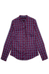 R361 Manufacture Long Sleeve Red Checkered Shirts Design Collar Shirts Homemade Team Shirts Shirt Garment Factory