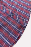 R361 Manufacture Long Sleeve Red Checkered Shirts Design Collar Shirts Homemade Team Shirts Shirt Garment Factory