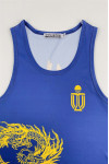 VT246 Online order Vest T-shirt Dragon boat vest design men's round neck vest T-shirt activity vest T-shirt