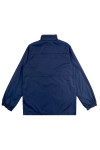 J991 Large order royal blue windbreaker jacket Elastic cuff left chest zip pocket windbreaker jacket 100% Polyester