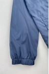 J991 Large order royal blue windbreaker jacket Elastic cuff left chest zip pocket windbreaker jacket 100% Polyester