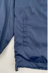 J991 Large order royal blue windbreaker jacket Elastic cuff left chest zip pocket windbreaker jacket 100% Polyester