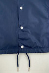 J994 Customized Royal Blue Windbreaker Jacket Custom White Snap Button Men's Windbreaker Windbreaker Jacket Specialty Store 100%Nylon