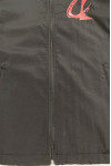 J995 A large number of custom-made black long-sleeved windbreaker jacket design enterprise collar moving company windbreaker elastic cuffs windbreaker jacket center