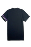 T1077 Customized Black Round Neck T-Shirt Design Right Angle Sleeve Gym Embroidered T-Shirt T-Shirt Garment Factory