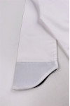 KI114 A large number of custom-made long-sleeved white chef uniforms with a design collar and double-breasted chef uniforms Chef clothing center 