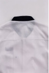 KI114 A large number of custom-made long-sleeved white chef uniforms with a design collar and double-breasted chef uniforms Chef clothing center 