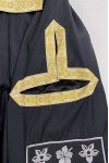 DA367 Order Online Graduation Gown Design Jacquard Bachelor Graduation Gown Graduation Gown Company 50% Polyester 50% Wool