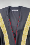 DA367 Order Online Graduation Gown Design Jacquard Bachelor Graduation Gown Graduation Gown Company 50% Polyester 50% Wool