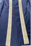 DA367 Order Online Graduation Gown Design Jacquard Bachelor Graduation Gown Graduation Gown Company 50% Polyester 50% Wool