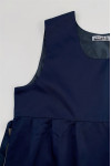 UN182 Customized Vest Dress Company Uniform Customized Round Neck Bandage Company Uniform Royal Blue Company Uniform Specialty Store  128*60TC