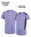 Ultifresh 47% Performance Polyester 47% Melange Dri-fit 6 % Spandex UDF17 Customized Sport T-shirt
