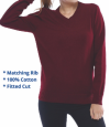 Ultifresh 100% Cotton ARS10 V-neck Sweater