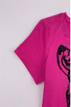 T1105  Design women's T-shirt sequined zebra logo custom rose red solid color T-shirt summer round neck short-sleeved T-shirt fashion foreign style T-shirt T-shirt manufacturer 