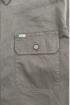 D384  Design Plain Black Button Industrial Uniform Custom Made Chest Two Pocket Industrial Uniform Industrial Uniform Center 