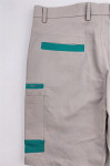 H277  Design Men's Gray Shorts Slant Pants Custom Part Contrast Color Shorts White Embroidered Logo Sailing Nautical Slant Design Company 