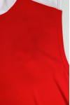 VT248  Design red color matching white tank top T-shirt custom-made hooded men's tank top T-shirt tank top T-shirt store 