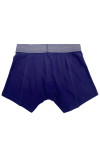 UW035  Customized Men's Boxer Briefs Design Elastic Band Trousers Royal Blue Underwear Manufacturer 