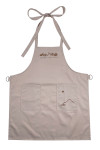 AP206   Customized halter neck work apron design printed logo apron with bag design apron custom-made apron manufacturing factory 
