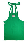  AP207  Customized hanging neck flour noodle factory apron design green solid color embroidered logo apron restaurant apron factory apron custom apron apron manufacturing factory