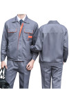 D392  Customized color contrast work clothes design suit men's and women's work clothes