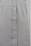 R383  Design Solid Gray Waist-Slimming Shirt Customized Professional Suit Matching Shirt Company Uniform Team Uniform Shirt Specialty Store 