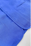 CAR042   Custom Solid Blue Cool Coat Design Cardigan Solid Color Coat Cool Coat Manufacturer