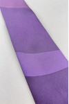 TI179  Customized purple solid color tie design embroidered logo tie wedding party tie manufacturer 