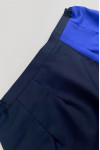 US013  Customized navy blue contrasting color blue suit skirt design professional waist slimming suit skirt suit skirt supplier 