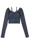 SKT090  Customized yoga wear tops for women's fitness