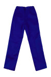 SKWK147  Design navy blue and red work clothes suit