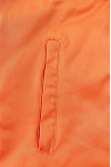 SKWK153   Designed orange mid-length cotton coat