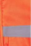 SKWK153   Designed orange mid-length cotton coat