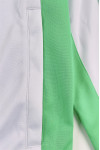 J1035 Customized white and green turtleneck windbreaker, health food, health consultant windbreaker, printed LOGO