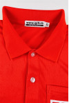 D407 Manufacturing Red Long Sleeve Polo Shirt Industrial Uniform Reflective Tape Design Contractor Uniform Repair Project Construction Industry Polo Shirt 