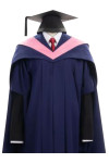DA387 School of Art Master's Graduation Uniform NUS University Graduation Uniform Light Cherry Color Shawl