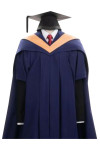 DA399 School of Economics/Psychology/Social Science/Social Work Master's Graduation Uniform NUS University Graduation Uniform Orange