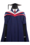 DA404 School of Science Master's Graduation Uniform NUS Graduation Uniform Silver Grey with Crimson Trim