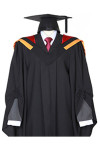 DA490 Order Singapore University of Social Sciences Graduation Gown School for Bachelor of Law Orange shawl 