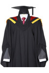 DA487 Order SUSS Graduation Gown S R Nathan School for Bachelor of Human Development - Yellow shawl   