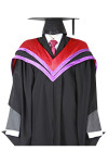 DA484 Order SUSS Graduation Gown School for Master of Humanities and Behavioural Sciences - Purple shawl    