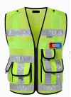 SKWK196 Shoulder light + reflective vest high-grade 3M reflective strip road traffic night construction supervision reflective safety suit