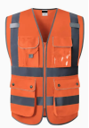 SKWK197 Reflective vests, traffic safety protection vests, construction site worker supervision, reflective safety clothing printing 