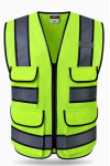SKWK203 Reflective vests, fluorescent vests, clothing for sanitation patrols, collective safety protective jackets, and protective jackets for construction sites