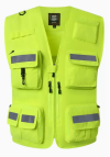 SKWK 220 Reflective Vest Emergency Rescue Suit Fire Fighting Vest Volunteer Road Rescue Multi Pocket