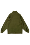 J1055  Personally designed military green jacket, turtleneck style design, multifunctional pocket style jacket