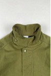 J1055  Personally designed military green jacket, turtleneck style design, multifunctional pocket style jacket