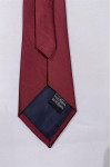 TI183 Order burgundy zipper tie, party tie, solid color tie, tie matching 