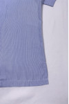 HL063 Online custom blue hotel shirt, black shirt collar design, contrast collar design, JAS Shangri-La Hotel, hotel uniform manufacturer